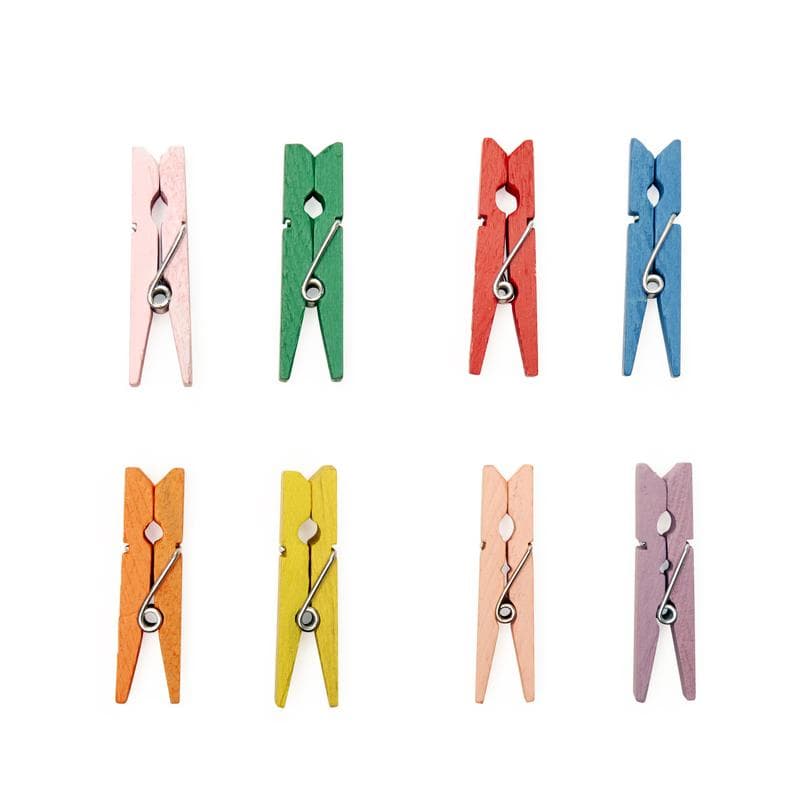 Set clipsuri pentru pungi - Mini Clothes Pin Bag Clips | Kikkerland