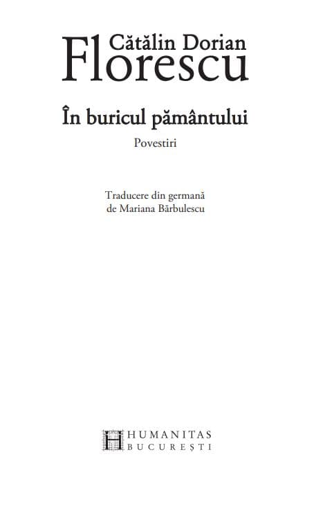 In buricul pamantului | Catalin Dorian Florescu
