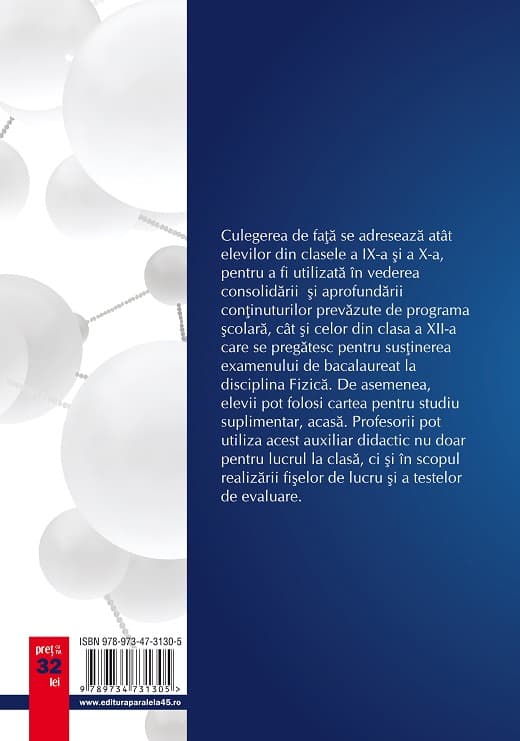 Fizica. Probleme alese pentru clasele IX-X si bacalaureat | Traian Anghel