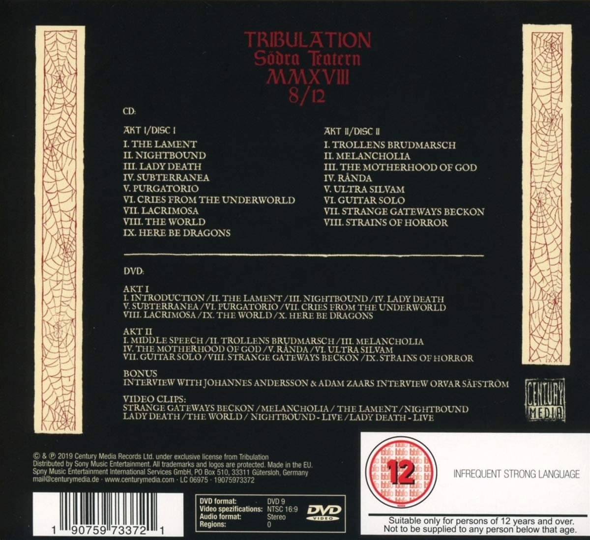 Alive & Dead At Sodra Teatern | Tribulation
