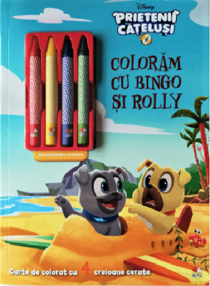 Disney. Prietenii Catelusi. Coloram cu Bingo si Rolly |
