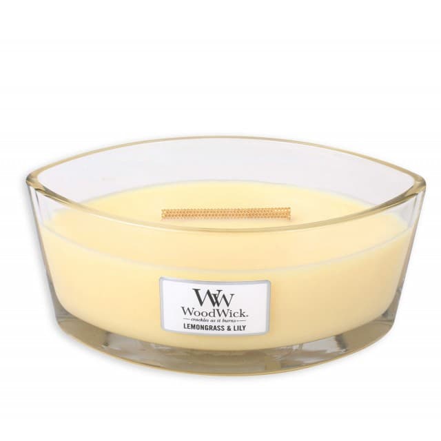 Lumanare parfumata - Ellipse Lemongrass and Lily | WoodWick