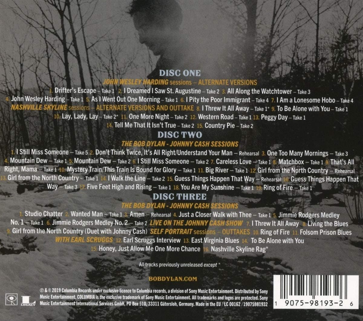 Travelin' Thru, 1967 - 1969: The Bootleg Series, Vol. 15 | Bob Dylan, Johnny Cash