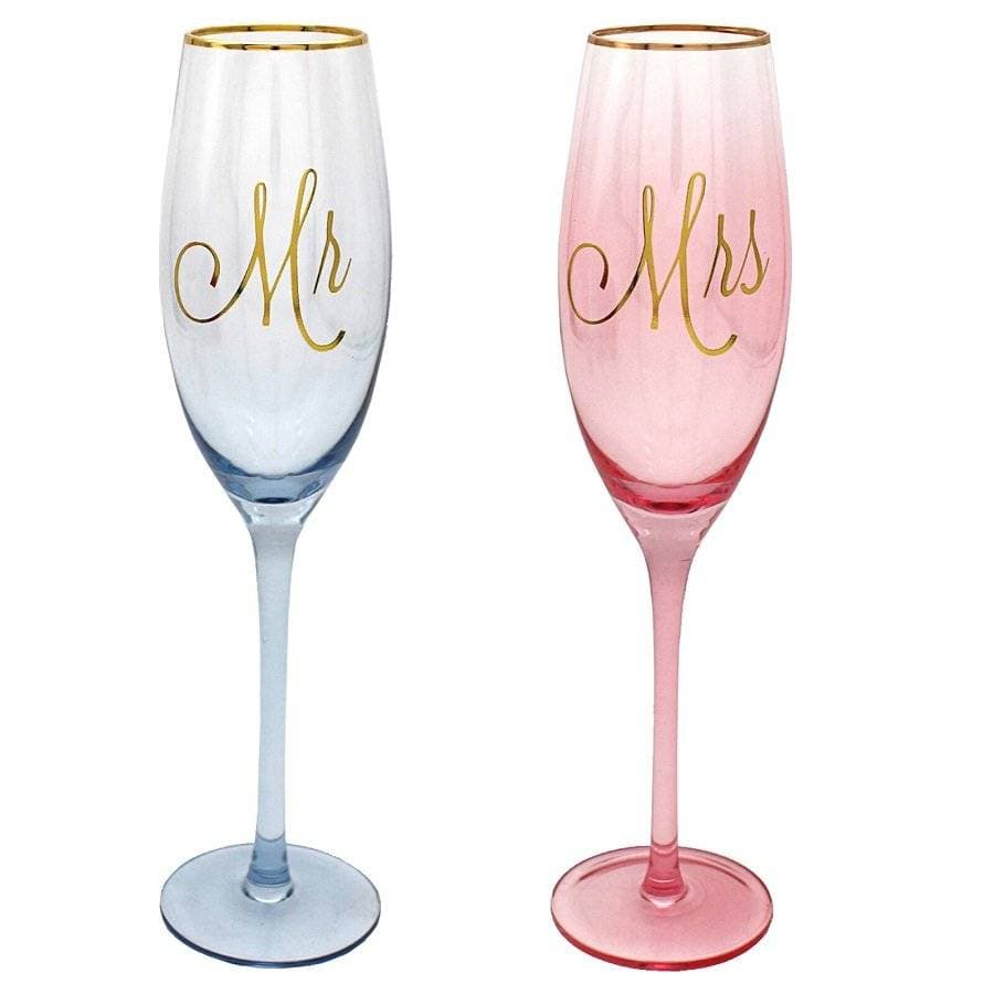 Set 2 pahare - Mr & Mrs Flutes | Lesser & Pavey