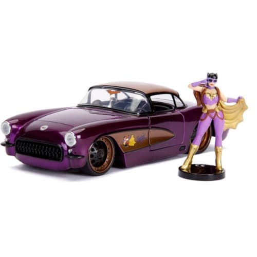 Macheta - DC Bombshells 1957 Chevy Corvette Batgirl 1:24 | DC Comics