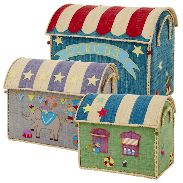 Set de 3 cosuri pentru jucarii - Circ | Rice A/S