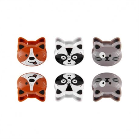 Set 6 clips pentru pungi - Oreilles pointues | Derriere la porte