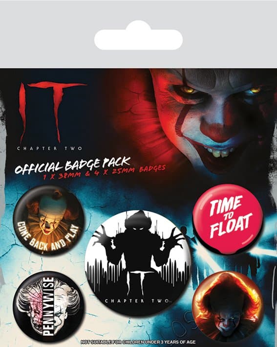 Set insigne - It Chapter 2 - Clown | Pyramid International