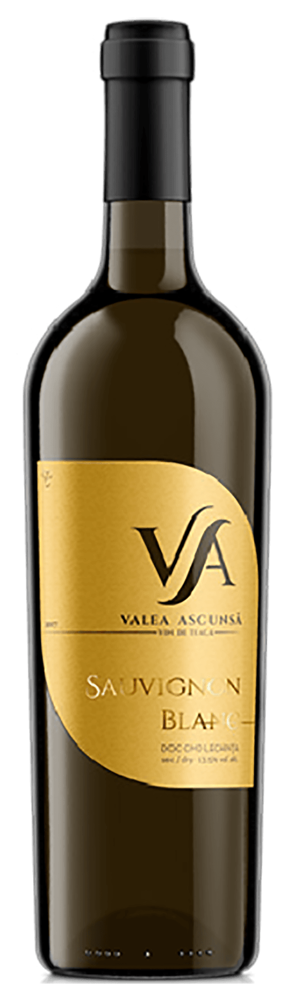 Vin alb - Valea Ascunsa, Sauvignon Blanc, sec, 2017 | Valea Ascunsa