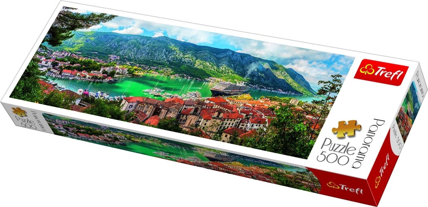 Puzzle 500 piese - Panorama - Orasul Kotor Muntenegru | Trefl