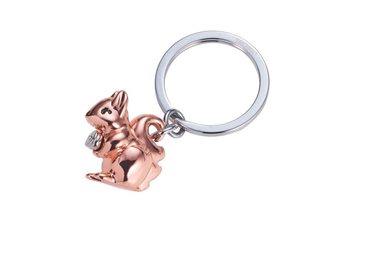 Breloc - Squirrel - Shiny Rose Gold  | Troika