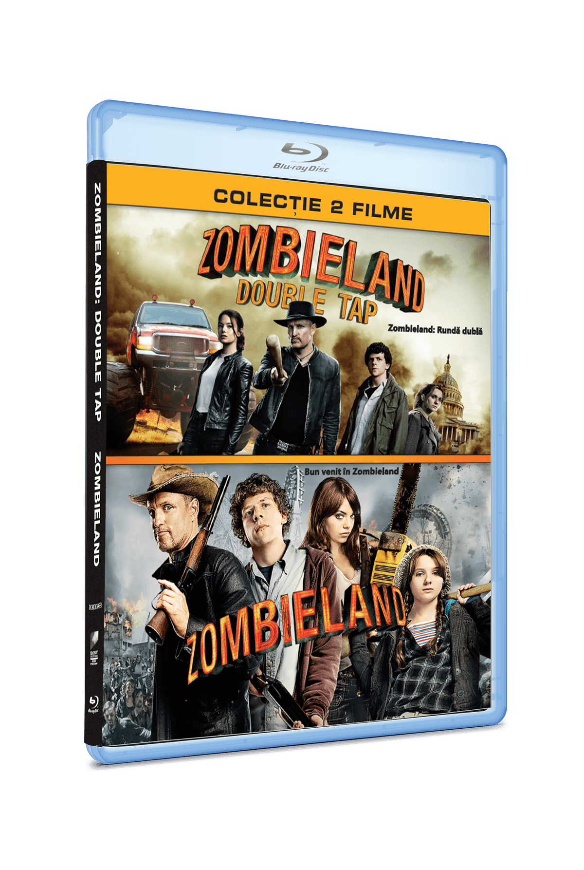 Bun venit in Zombieland + Zombieland: Runda dubla / Zombieland + Zombieland: Double Tap (Blu-Ray Disc - colectie 2 filme) | Ruben Fleischer