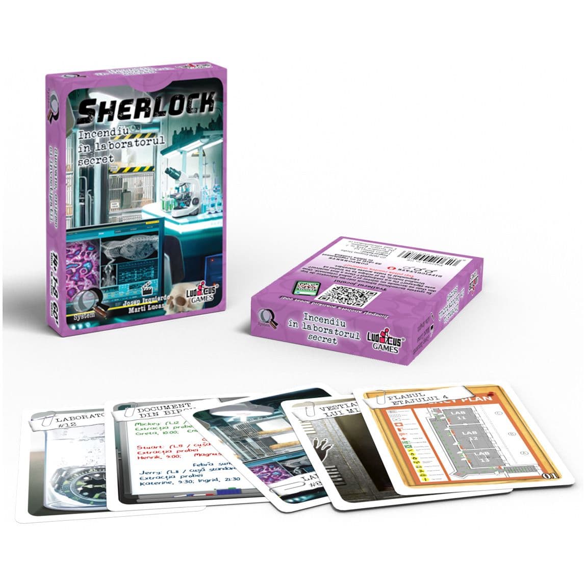 Joc - Sherlock Q - Incendiu in laboratorul secret | Ludicus