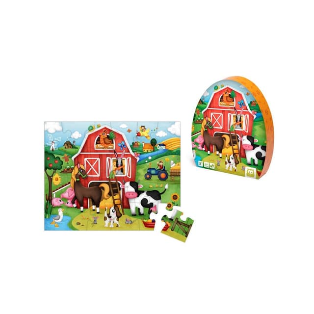 Puzzle educativ - Ferma | Eurekakids