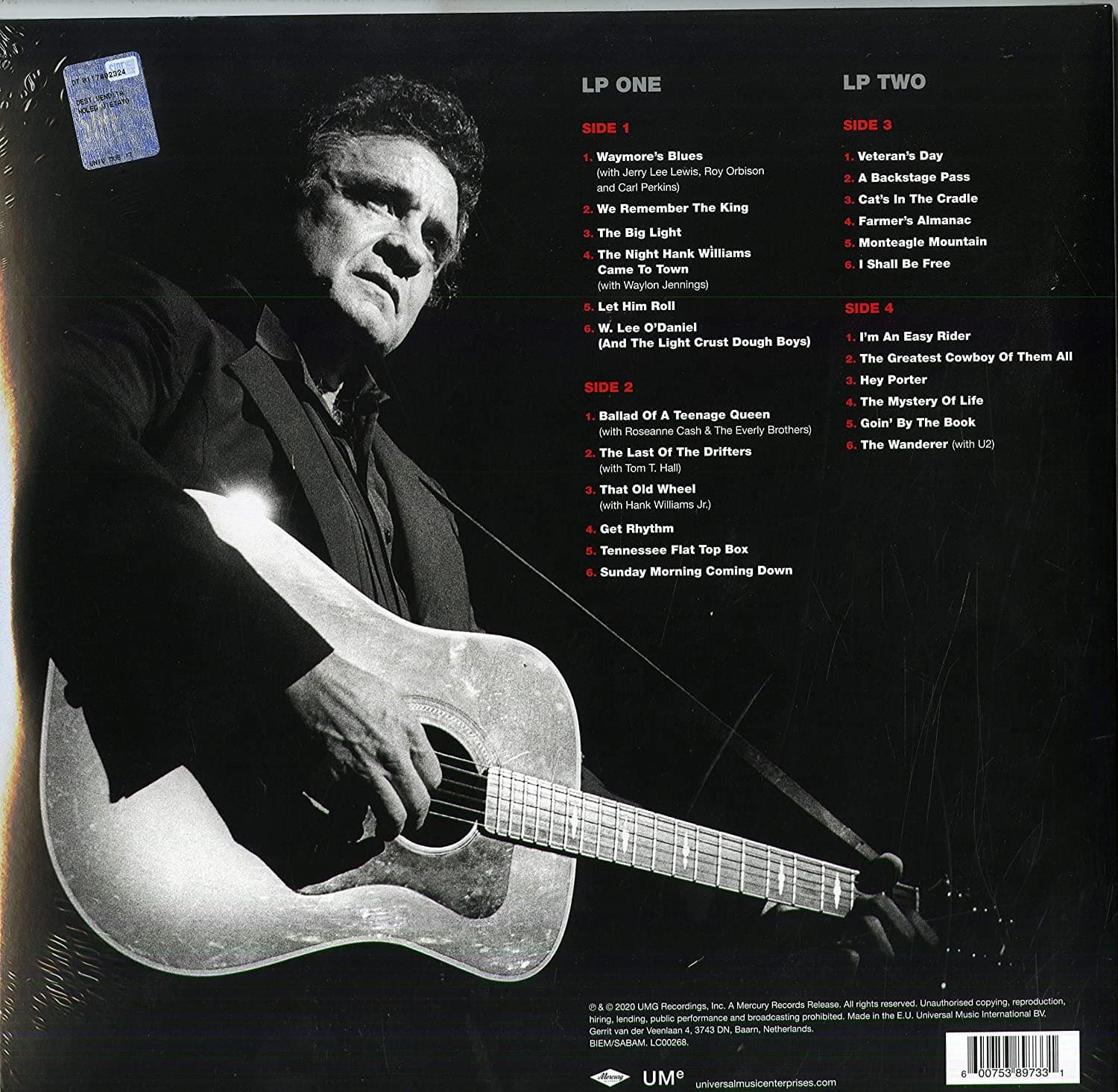 Easy Rider - The Best Of The Mercury Recordings - Vinyl | Johnny Cash