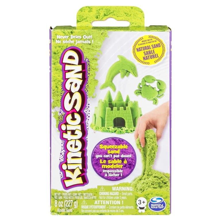 Nisip Kinetic - Verde, rezerva, 227g | Spin Master