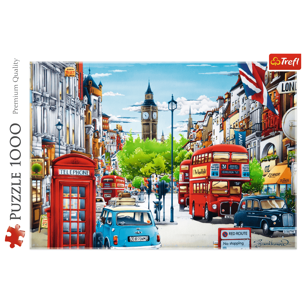 Puzzle 1000 piese - London street | Trefl