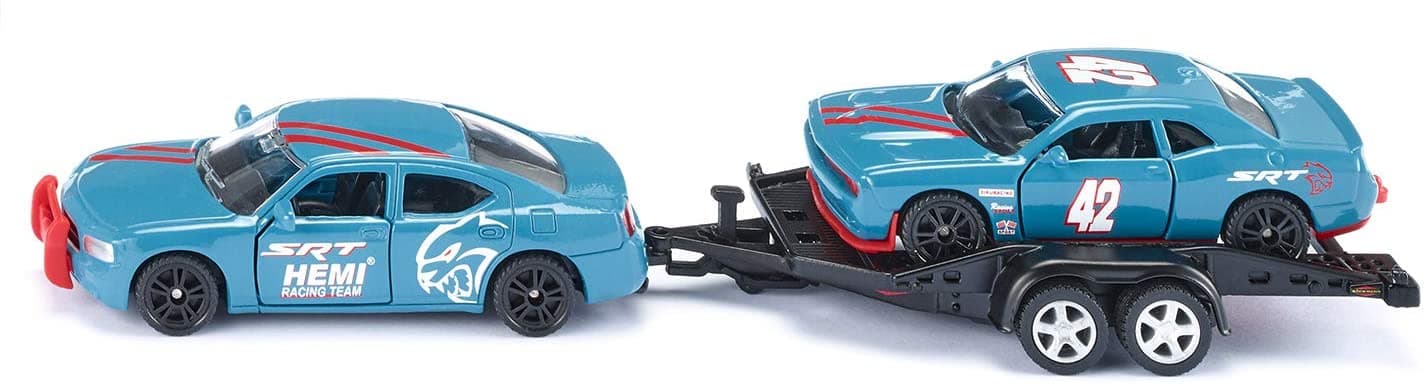 Jucarie - Dodge Charger with Dodge Challenger - SRT Racing | Siku