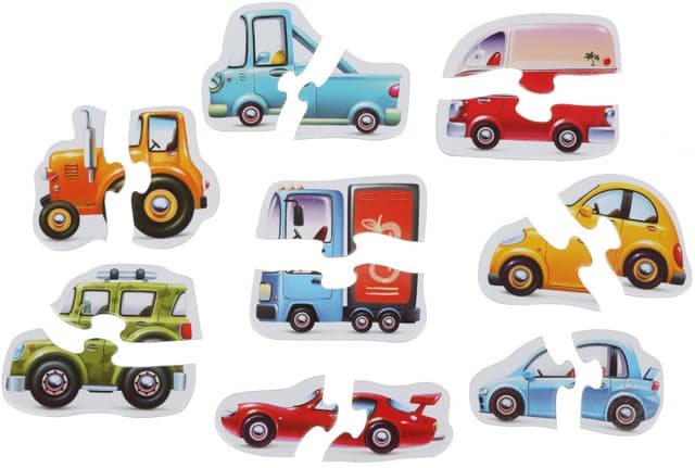 Puzzle 8 in 1 - Masinute | Cubika