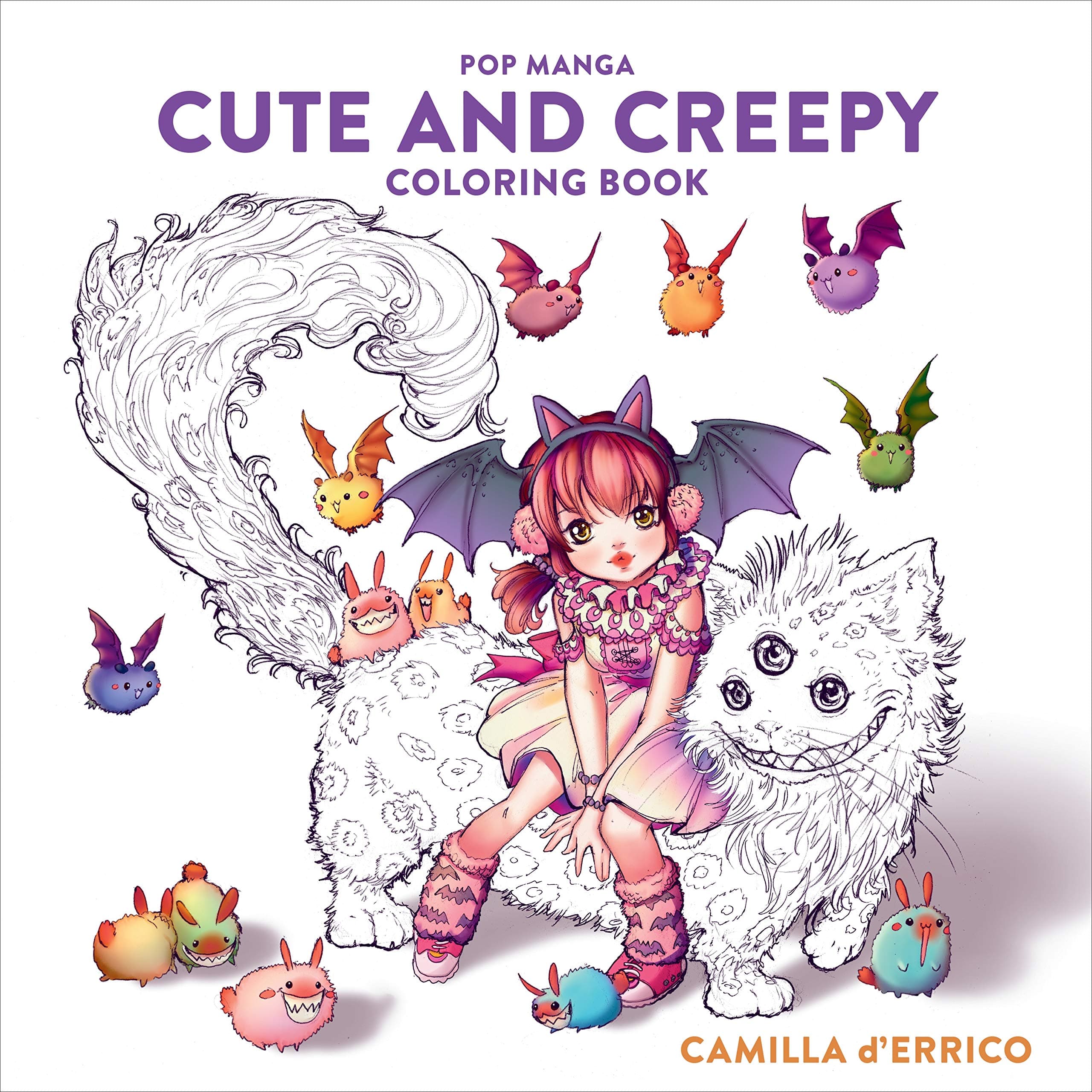 Pop Manga: Cute and Creepy Coloring Book | Camilla D'Errico