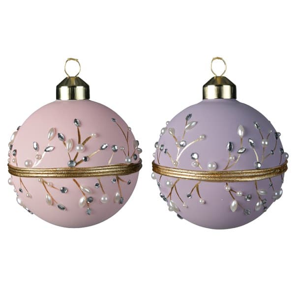 Set 3 globuri - Branch Diamond - mai multe culori | Kaemingk
