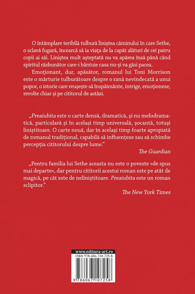 Preaiubita | Toni Morrison