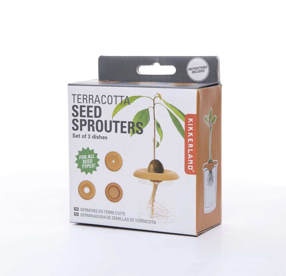 Kit pentru seminte - Teracota Seed Sprouters | Kikkerland