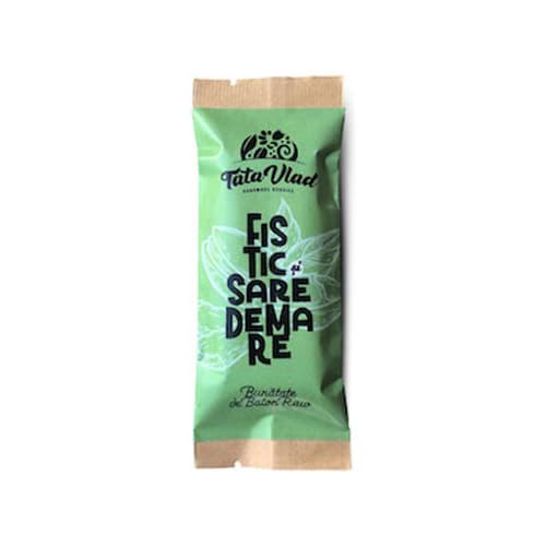 Baton raw vegan - Fistic si sare de mare | Tata Vlad