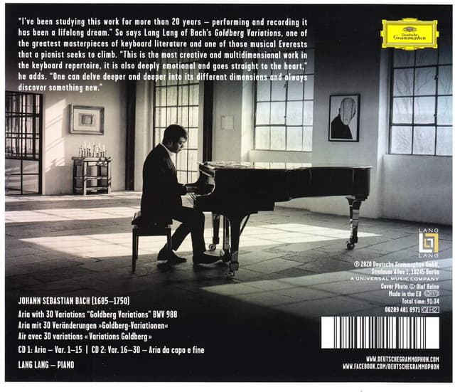 Bach: Goldberg Variations | Lang Lang