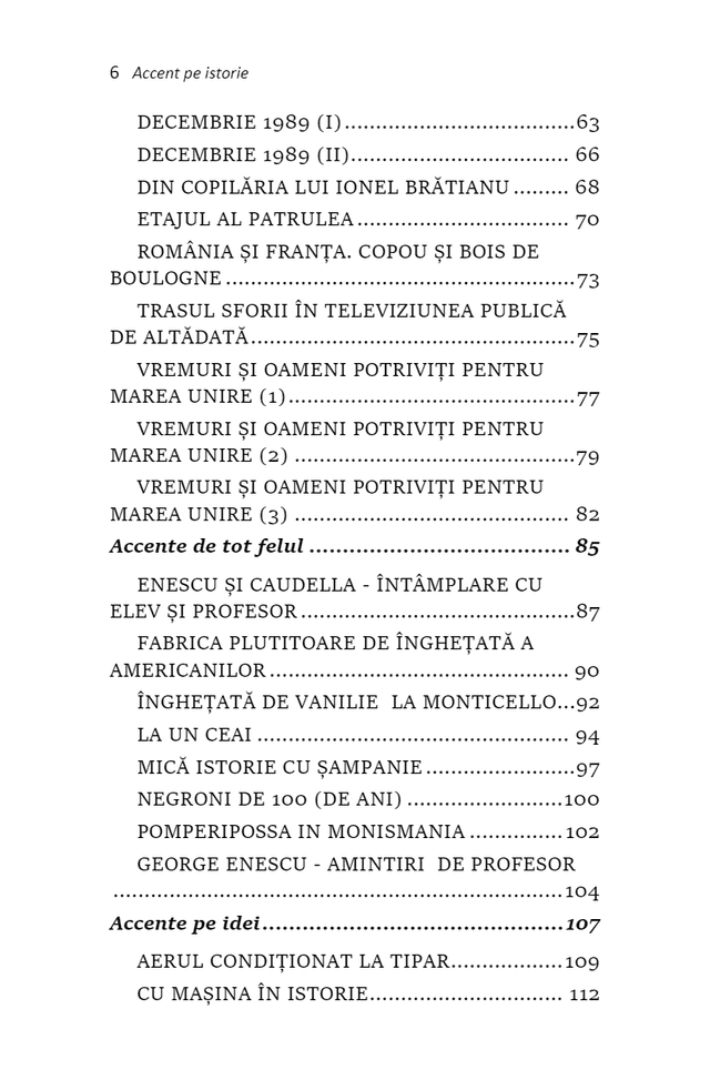 Accent pe istorie. Volumul II | Mihaela Simina