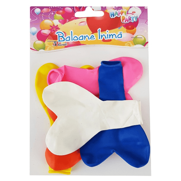 Set 5 bucati - Baloane Inima | Sav Com