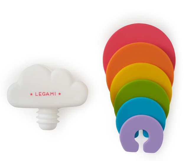Set 6 marcatoare  pentru pahar si dop - No Rainbow No Party - Stopped And Drink | Legami