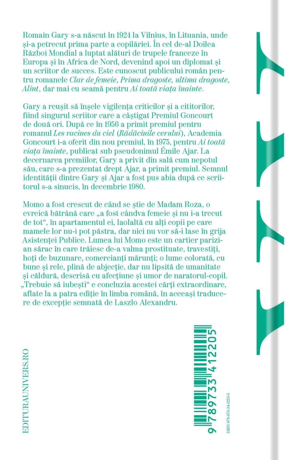 Ai toata viata inainte | Romain Gary