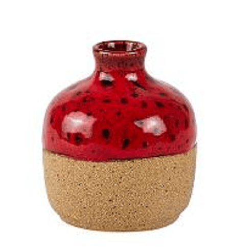 Vaza din ceramica - Rosie - Mica | Villa Collection