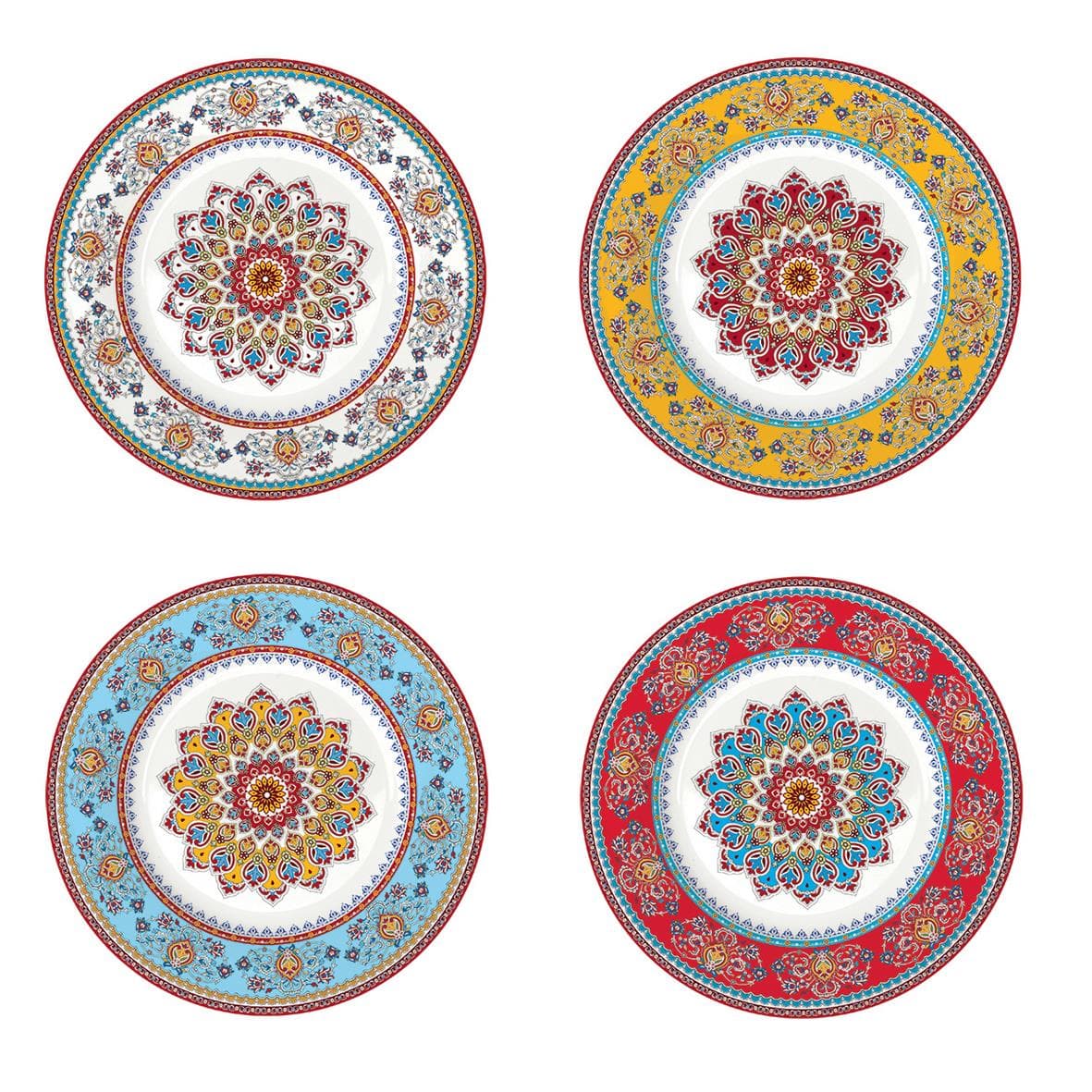 Set 4 farfurii pentru desert - Bohemian | Easy Life