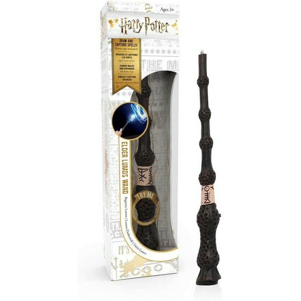 Bagheta Harry Potter - Lumos Wands - Elder, 18cm | AbyStyle