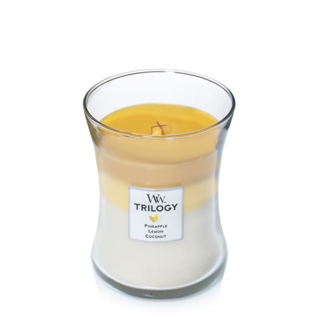 Lumanare parfumata - Trilogy Fruits of Summer, Medium Jar | WoodWick