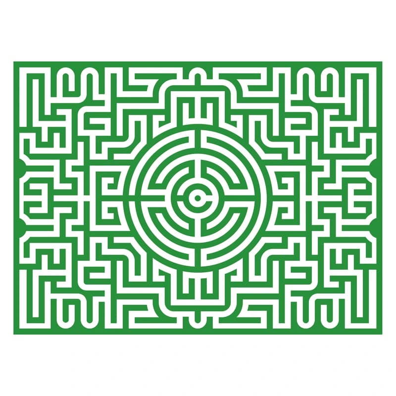 Puzzle 1000 piese - Labyrinth | Kikkerland