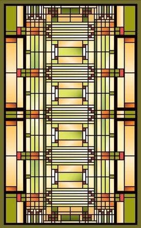 Frank Lloyd Wright Oak Park Studio Adaptation Magnet | Pomegranate
