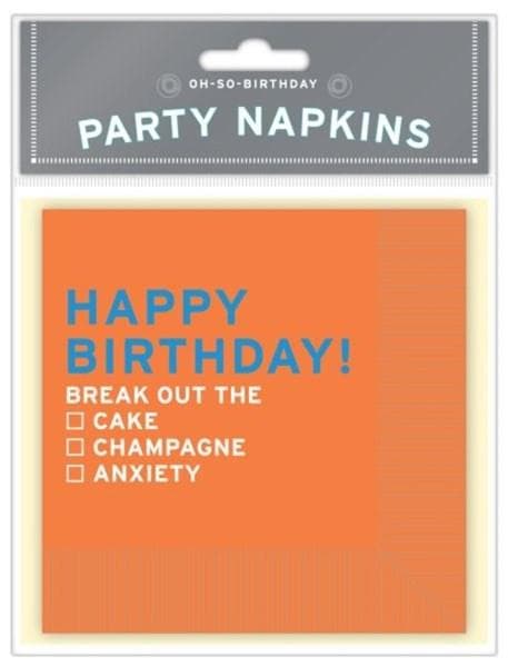Oh-So-Birthday - Happy Birthday! Napkins | Knock Knock