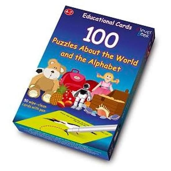 100 puzzles about the world and the alphabet  |