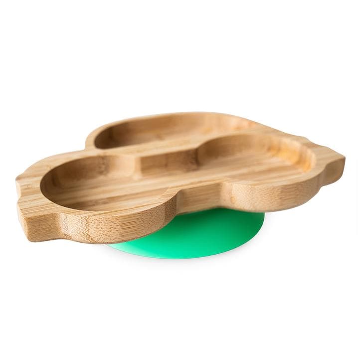 Farfurie - Bambus - Masina - Verde | Eco Rascals