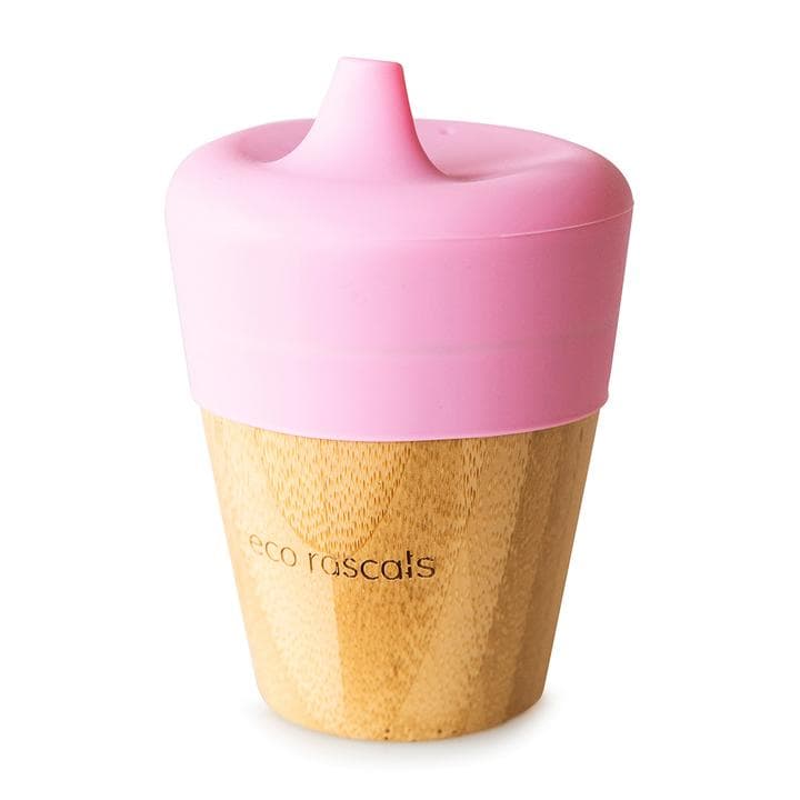 Pahar mic - Bambus - Roz, 90 ml | Eco Rascals