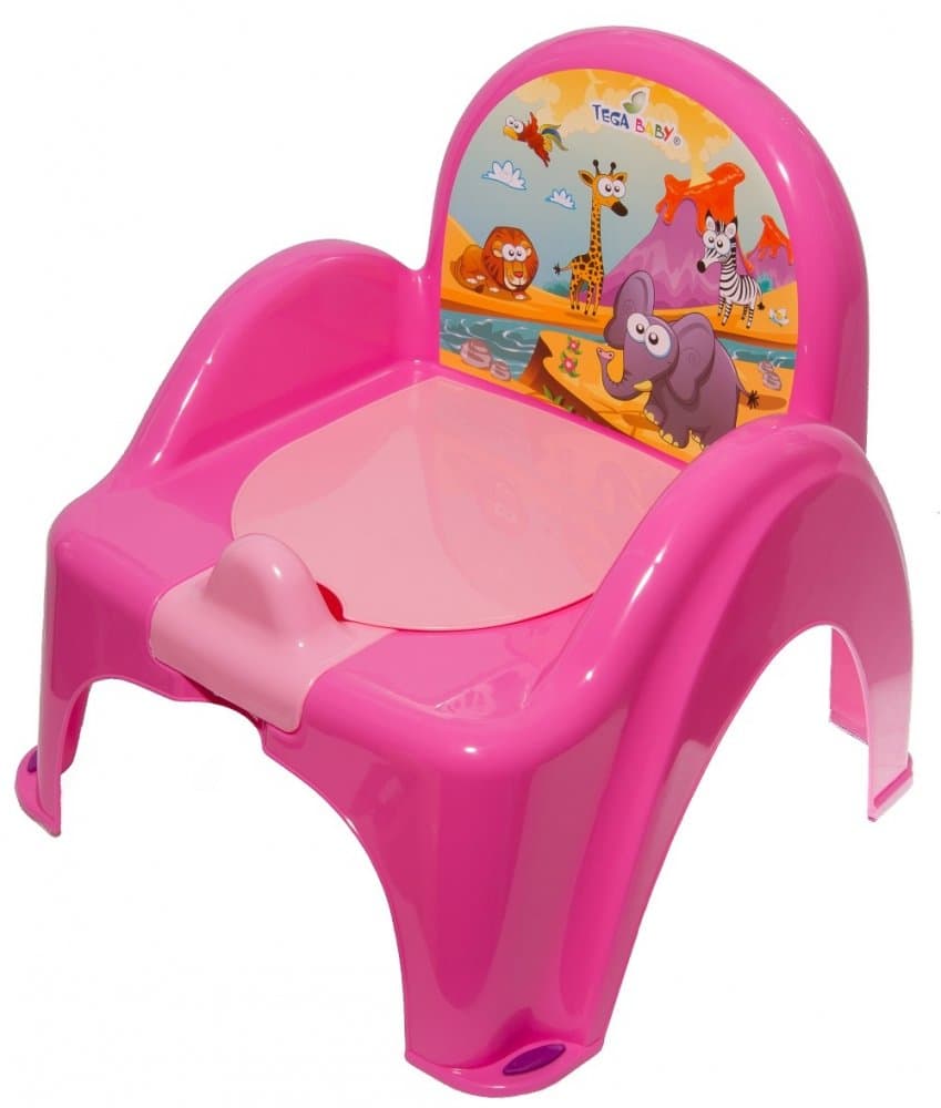 Mini toaleta Tega Baby Safari roz
