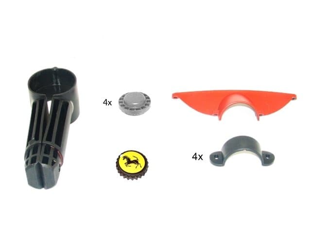 Piese prindere spoilere Ferrari 150 Plastic pentru Kart Buddy