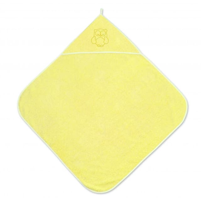 Prosop bebe cu gluga 80x80 cm Yellow