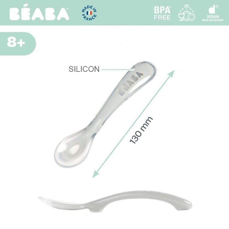 Lingurita Silicon +8 luni Gri