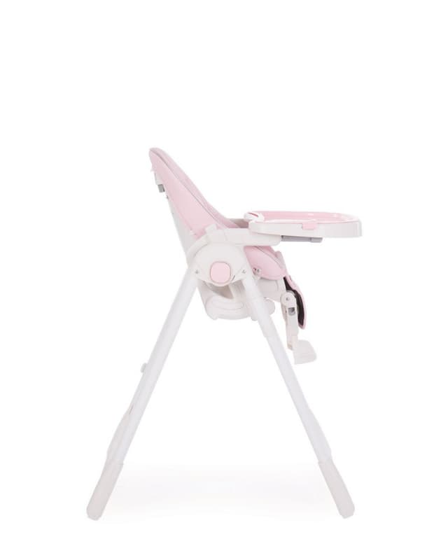 Scaun de masa pliabil pentru copii KikkaBoo Pastello Pink cu inaltime reglabila in 7 pozitii,spatar reglabil in 5 pozitii,centuri de siguranta,tava dubla detasabilareglabila,pliere compacta