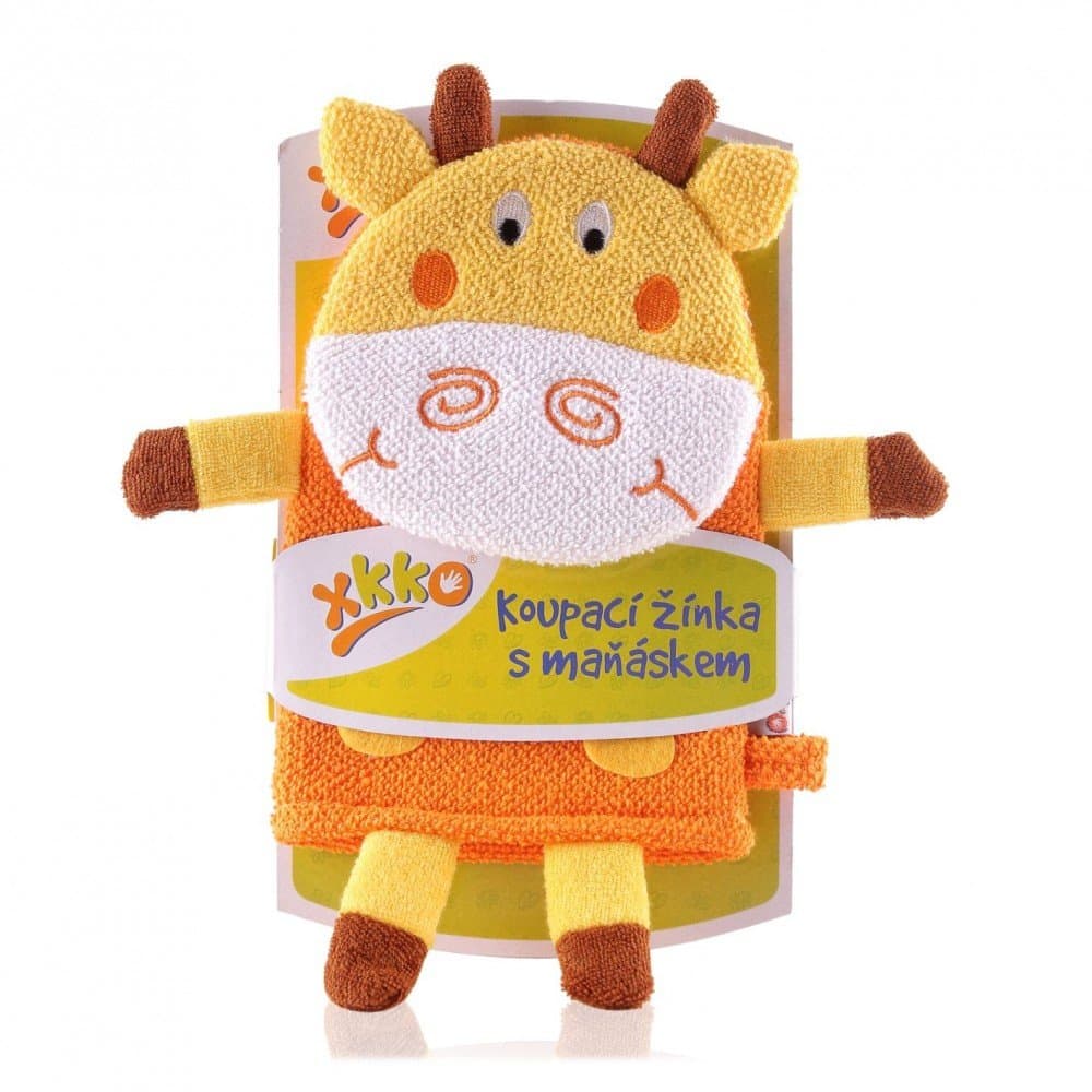 Manusa de baie marioneta Girafa XKKO