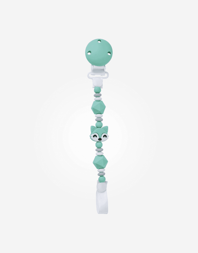 Lant din silicon pentru suzeta Foxy A-Mint